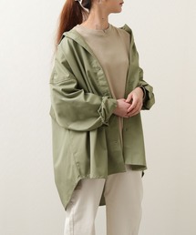 【ZIP FIVE】【Cooker Shirt】高密度オーバーサイズシェフワークビックシャツ