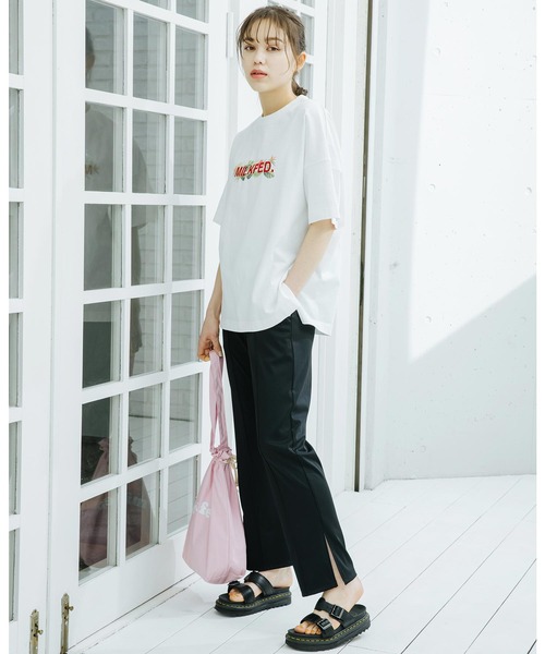 MILKFED.（ミルクフェド）の「SOLID EASY PANTS（その他パンツ・レディース・ライトピンク/ライトグリーン/ブラック・SMALL/MEDIUM）」の21枚目の写真