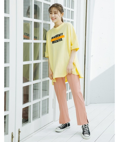 MILKFED.（ミルクフェド）の「SOLID EASY PANTS（その他パンツ・レディース・ライトピンク/ライトグリーン/ブラック・SMALL/MEDIUM）」の9枚目の写真