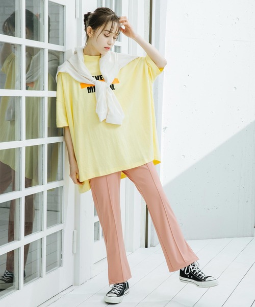 MILKFED.（ミルクフェド）の「SOLID EASY PANTS（その他パンツ・レディース・ライトピンク/ライトグリーン/ブラック・SMALL/MEDIUM）」の5枚目の写真