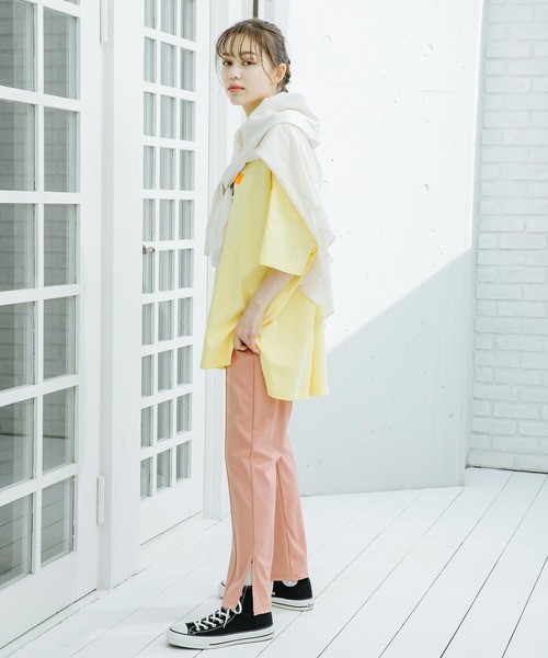 MILKFED.（ミルクフェド）の「SOLID EASY PANTS（その他パンツ・レディース・ライトピンク/ライトグリーン/ブラック・SMALL/MEDIUM）」の12枚目の写真