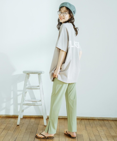 MILKFED.（ミルクフェド）の「SOLID EASY PANTS（その他パンツ・レディース・ライトピンク/ライトグリーン/ブラック・SMALL/MEDIUM）」の19枚目の写真