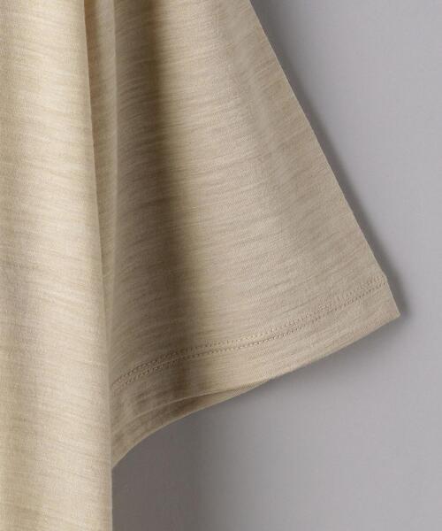 BATONER（バトナー）の「＜BATONER（バトナー）＞ ウール Tシャツ（Tシャツ/カットソー・メンズ・ブラック/ベージュ/グレー・1/2/3）」の9枚目の写真