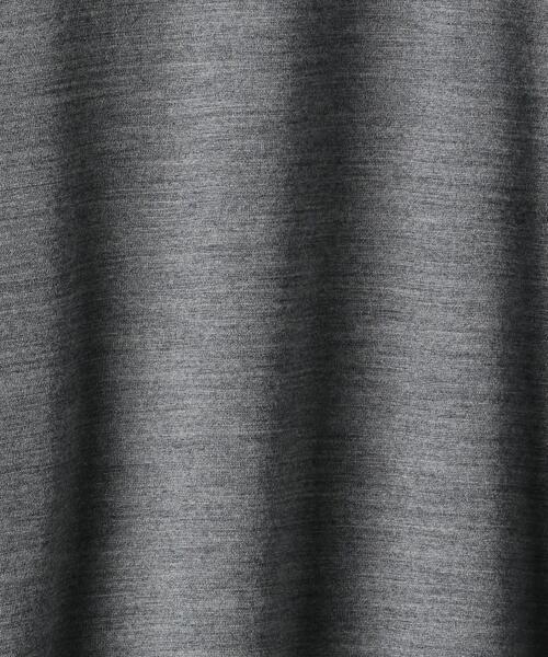 BATONER（バトナー）の「＜BATONER（バトナー）＞ ウール Tシャツ（Tシャツ/カットソー・メンズ・ブラック/ベージュ/グレー・1/2/3）」の4枚目の写真