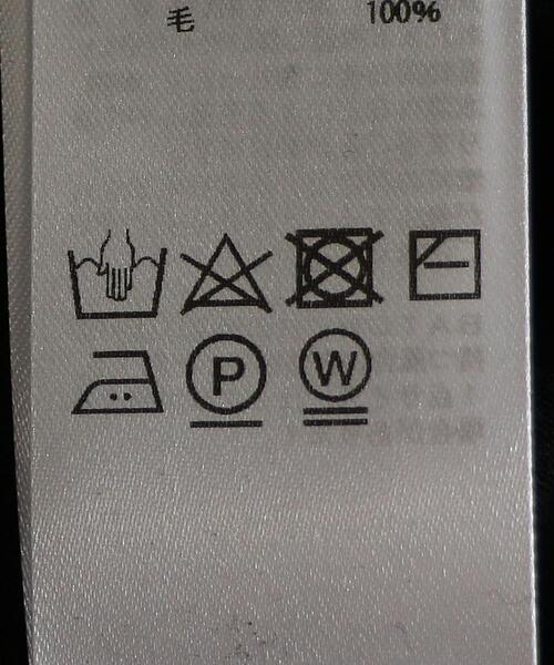 BATONER（バトナー）の「＜BATONER（バトナー）＞ ウール Tシャツ（Tシャツ/カットソー・メンズ・ブラック/ベージュ/グレー・1/2/3）」の5枚目の写真