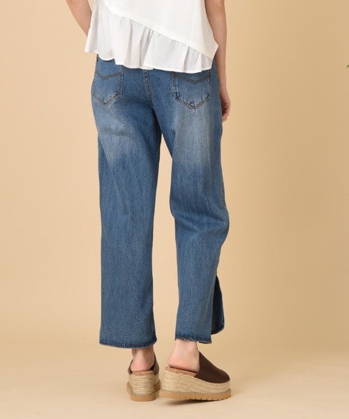 INTERPLANET（インタープラネット）の「フロントベンツデニムパンツ（デニムパンツ・レディース・ブルー/ライトブルー・FREE）」の19枚目の写真