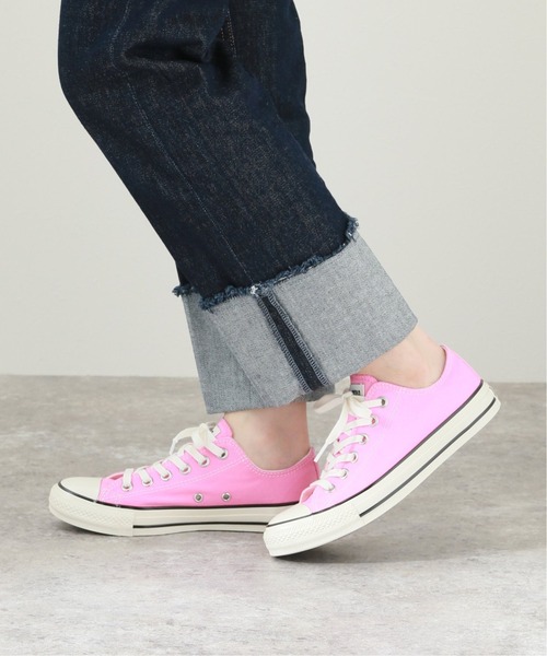SLOBE IENA（スローブイエナ）の「【Converse/コンバース】 ALL STAR US COLORS OXスニーカー（スニーカー・レディース・ピンク/グリーン・23.5cm/23cm/24cm/24.5cm）」の4枚目の写真