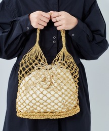 ラメ メッシュバック