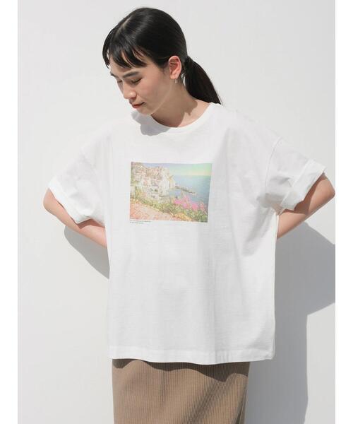 AMERICAN HOLIC（アメリカンホリック）の「フォトBigカットプルオーバー（Tシャツ/カットソー・レディース・A/B・M/L）」の3枚目の写真
