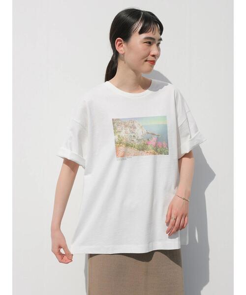 AMERICAN HOLIC（アメリカンホリック）の「フォトBigカットプルオーバー（Tシャツ/カットソー・レディース・A/B・M/L）」の6枚目の写真