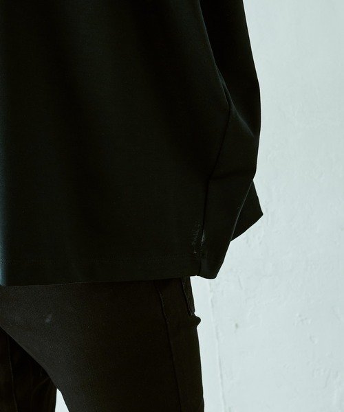 Lui's(ルイス)の「ウルティマ ワイド 半袖カットソー(Tシャツ/カットソー・メンズ・ブルーグレー/ブラック/ホワイト/チャコールグレー・FREE)」の12枚目の写真