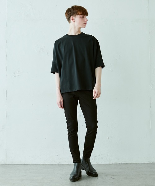 Lui's(ルイス)の「ウルティマ ワイド 半袖カットソー(Tシャツ/カットソー・メンズ・ブルーグレー/ブラック/ホワイト/チャコールグレー・FREE)」の21枚目の写真