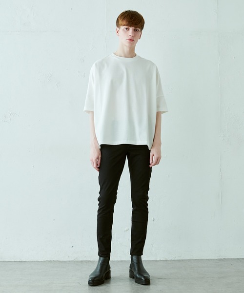 Lui's(ルイス)の「ウルティマ ワイド 半袖カットソー(Tシャツ/カットソー・メンズ・ブルーグレー/ブラック/ホワイト/チャコールグレー・FREE)」の18枚目の写真