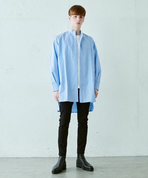 Lui's(ルイス)の「ウルティマ ワイド 半袖カットソー(Tシャツ/カットソー・メンズ・ブルーグレー/ブラック/ホワイト/チャコールグレー・FREE)」の10枚目の写真