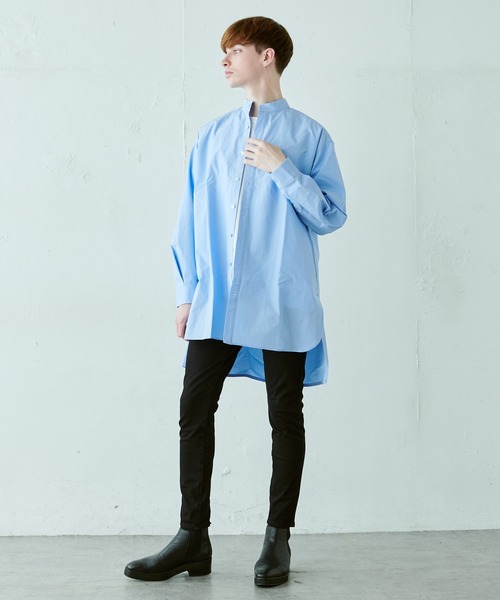 Lui's(ルイス)の「ウルティマ ワイド 半袖カットソー(Tシャツ/カットソー・メンズ・ブルーグレー/ブラック/ホワイト/チャコールグレー・FREE)」の13枚目の写真