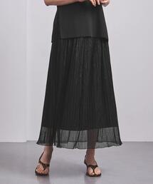 UNITED ARROWS（ユナイテッドアローズ）の「UWCC LAME/TULLE マキシスカート†◆（スカート）」