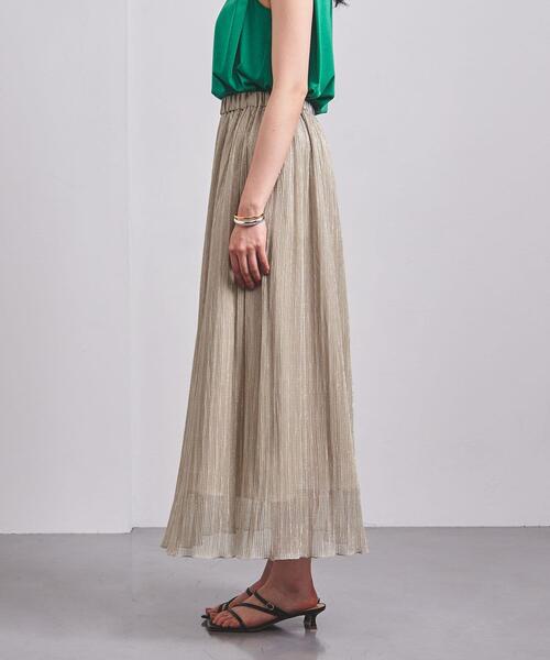 UNITED ARROWS（ユナイテッドアローズ）の「UWCC LAME/TULLE マキシスカート†◆（スカート・レディース・ブラック/ゴールド・38/36）」の5枚目の写真