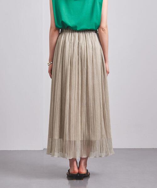 UNITED ARROWS（ユナイテッドアローズ）の「UWCC LAME/TULLE マキシスカート†◆（スカート・レディース・ブラック/ゴールド・38/36）」の6枚目の写真