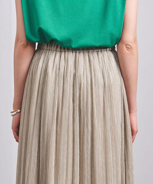 UNITED ARROWS（ユナイテッドアローズ）の「UWCC LAME/TULLE マキシスカート†◆（スカート・レディース・ブラック/ゴールド・38/36）」の7枚目の写真