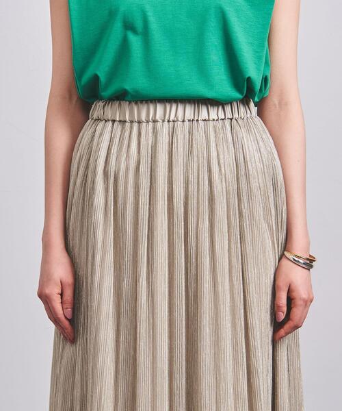 UNITED ARROWS（ユナイテッドアローズ）の「UWCC LAME/TULLE マキシスカート†◆（スカート・レディース・ブラック/ゴールド・38/36）」の8枚目の写真