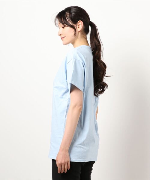 LOWRYS FARM（ローリーズファーム）の「2セットパックTシャツ　945315（Tシャツ/カットソー・レディース・ホワイト/オフホワイト/その他1/アイボリー/ブルー系その他/イエロー系その他/その他/ブラック系その他/ブラック/その他7・MEDIUM/X-LARGE）」の18枚目の写真
