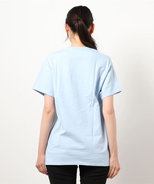 LOWRYS FARM（ローリーズファーム）の「2セットパックTシャツ　945315（Tシャツ/カットソー・レディース・ホワイト/オフホワイト/その他1/アイボリー/ブルー系その他/イエロー系その他/その他/ブラック系その他/ブラック/その他7・MEDIUM/X-LARGE）」の19枚目の写真