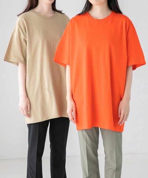 LOWRYS FARM（ローリーズファーム）の「2セットパックTシャツ　945315（Tシャツ/カットソー・レディース・ホワイト/オフホワイト/その他1/アイボリー/ブルー系その他/イエロー系その他/その他/ブラック系その他/ブラック/その他7・MEDIUM/X-LARGE）」の5枚目の写真