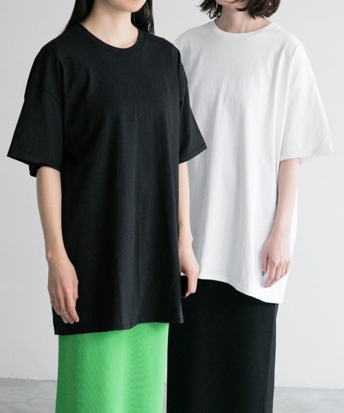 LOWRYS FARM（ローリーズファーム）の「2セットパックTシャツ　945315（Tシャツ/カットソー・レディース・ホワイト/オフホワイト/その他1/アイボリー/ブルー系その他/イエロー系その他/その他/ブラック系その他/ブラック/その他7・MEDIUM/X-LARGE）」の7枚目の写真