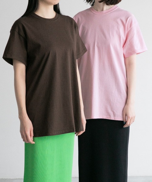 LOWRYS FARM（ローリーズファーム）の「2セットパックTシャツ　945315（Tシャツ/カットソー・レディース・ホワイト/オフホワイト/その他1/アイボリー/ブルー系その他/イエロー系その他/その他/ブラック系その他/ブラック/その他7・MEDIUM/X-LARGE）」の10枚目の写真
