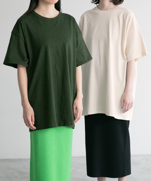 LOWRYS FARM（ローリーズファーム）の「2セットパックTシャツ　945315（Tシャツ/カットソー・レディース・ホワイト/オフホワイト/その他1/アイボリー/ブルー系その他/イエロー系その他/その他/ブラック系その他/ブラック/その他7・MEDIUM/X-LARGE）」の8枚目の写真