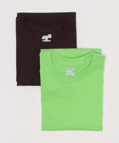 LOWRYS FARM（ローリーズファーム）の「2セットパックTシャツ　945315（Tシャツ/カットソー・レディース・ホワイト/オフホワイト/その他1/アイボリー/ブルー系その他/イエロー系その他/その他/ブラック系その他/ブラック/その他7・MEDIUM/X-LARGE）」の13枚目の写真