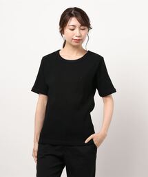 AMERICAN HOLIC | 針抜きテレコ半袖カットプルオーバー(Tシャツ/カットソー)