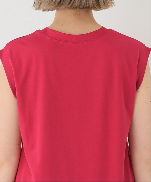 Simplicite(サンプリシテ)の「汗染み防止ノースリーブTシャツ◆(Tシャツ/カットソー・レディース・ホワイト/ライトグレー/レッド・FREE)」の11枚目の写真
