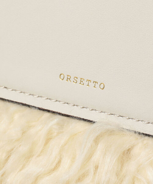 Demi-Luxe BEAMS(デミルクス ビームス)の「ORSETTO / フェイクファーバッグ(ハンドバッグ・レディース・ホワイト系その他5・ONE SIZE)」の13枚目の写真