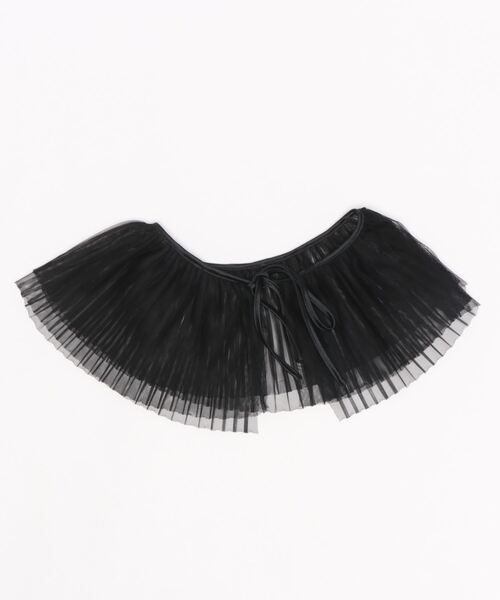 JOURNAL STANDARD（ジャーナルスタンダード）の「チュールプリーツツケエリ（その他小物・レディース・ブラック/ホワイト×ホワイト・FREE）」の11枚目の写真