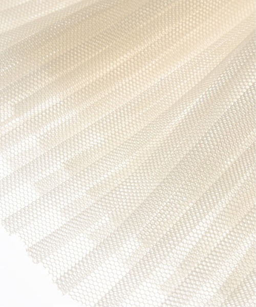 JOURNAL STANDARD（ジャーナルスタンダード）の「チュールプリーツツケエリ（その他小物・レディース・ブラック/ホワイト×ホワイト・FREE）」の6枚目の写真