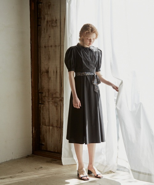 idem（イデム）の「summer lady onepiece/サマーレディワンピース（ワンピース・レディース・ブラック/ベージュ/グリーン・FREE）」の17枚目の写真