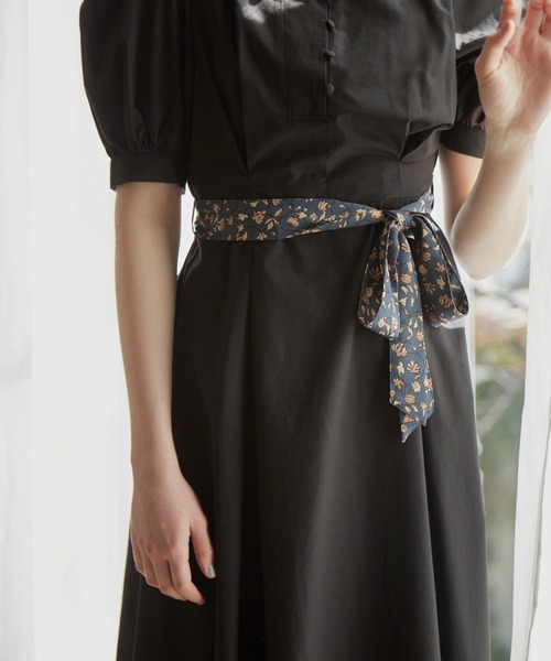 idem（イデム）の「summer lady onepiece/サマーレディワンピース（ワンピース・レディース・ブラック/ベージュ/グリーン・FREE）」の5枚目の写真