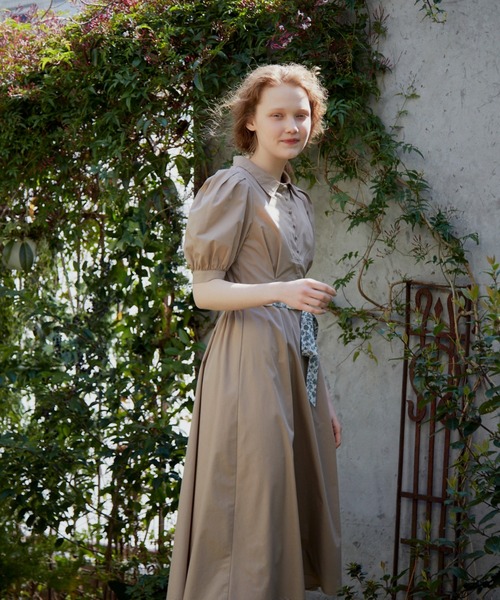 idem（イデム）の「summer lady onepiece/サマーレディワンピース（ワンピース・レディース・ブラック/ベージュ/グリーン・FREE）」の19枚目の写真