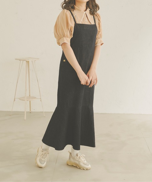 Ambre Neige（アンブルネージュ）の「メロー配色ステッチシャツ／【WEB/EC限定商品】（シャツ/ブラウス・レディース・ホワイト/ピンクベージュ/ライトベージュ・FREE）」の21枚目の写真