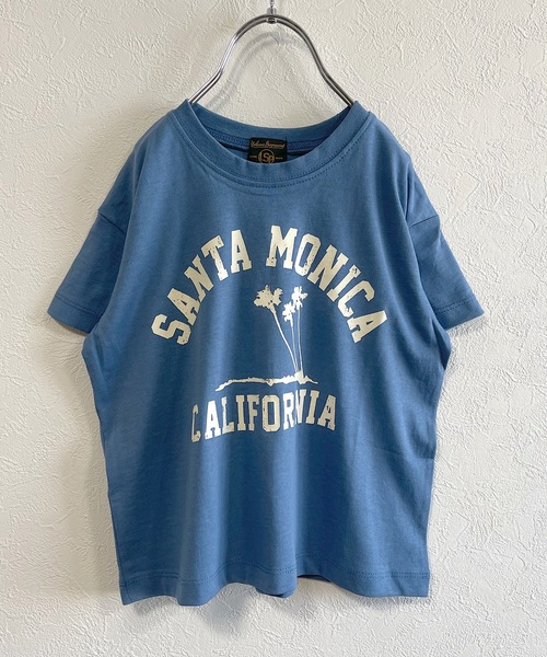 Life Support Products（ライフサポートプロダクツ）の「プリントＴシャツ（L-6666/80～150cm）（Tシャツ/カットソー・キッズ・ブラック/パープル/ネイビー/オフホワイト/グリーン/アイボリー/ワインレッド/サーモンピンク/チャコール/イエロー・90/100/110/80/95/150/120/130/140）」の6枚目の写真