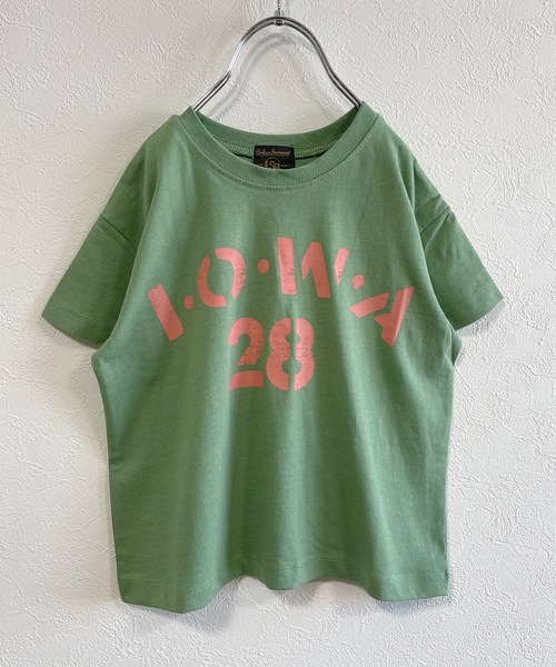 Life Support Products（ライフサポートプロダクツ）の「プリントＴシャツ（L-6666/80～150cm）（Tシャツ/カットソー・キッズ・ブラック/パープル/ネイビー/オフホワイト/グリーン/アイボリー/ワインレッド/サーモンピンク/チャコール/イエロー・90/100/110/80/95/150/120/130/140）」の5枚目の写真