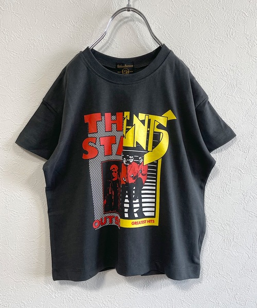 Life Support Products（ライフサポートプロダクツ）の「プリントＴシャツ（L-6666/80～150cm）（Tシャツ/カットソー・キッズ・ブラック/パープル/ネイビー/オフホワイト/グリーン/アイボリー/ワインレッド/サーモンピンク/チャコール/イエロー・90/100/110/80/95/150/120/130/140）」の4枚目の写真