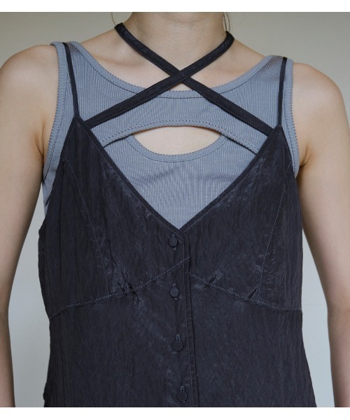 LE CIEL BLEU（ルシェルブルー）の「Maxi Cami Dress（ワンピース・レディース・チャコールグレー/イエロー/ブルー・36）」の15枚目の写真