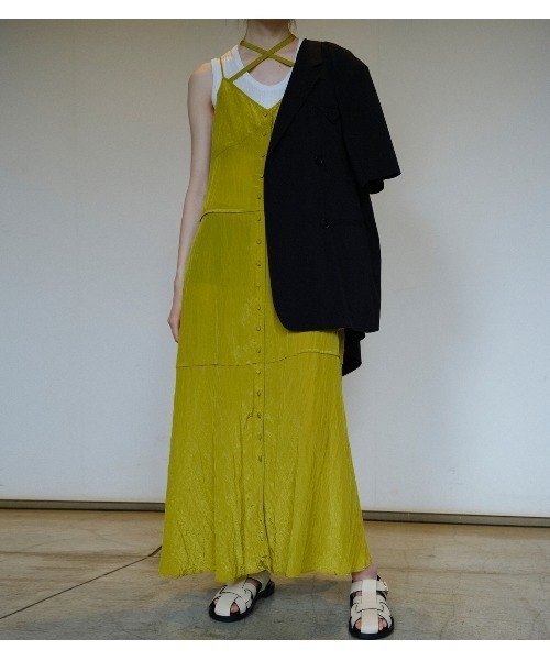 LE CIEL BLEU（ルシェルブルー）の「Maxi Cami Dress（ワンピース・レディース・チャコールグレー/イエロー/ブルー・36）」の18枚目の写真