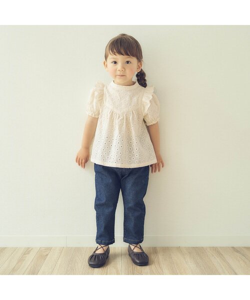 apres les cours(アプレレクール)の「クロスバレエシューズ(バレエシューズ・キッズ・ベージュ/ブラウン・18/14/16/15 /19/17)」の15枚目の写真