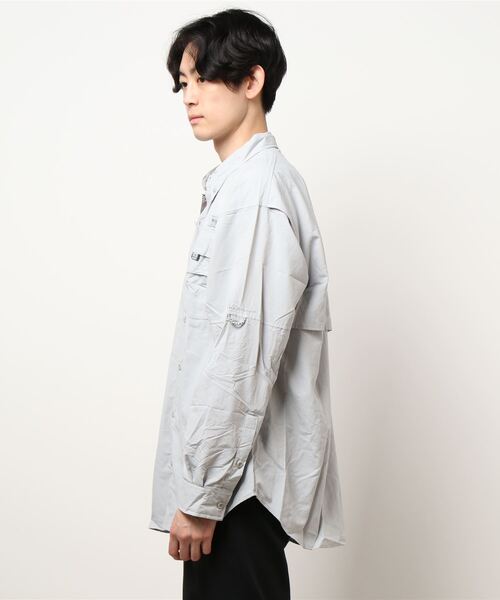 Columbia（コロンビア）の「(UN)COLUMBIA MEN'S BAHAMA LONG SLEEVE SHIRT/コロンビア長袖シャツ（シャツ/ブラウス・メンズ・ホワイト/グレー/カーキ/サックスブルー/ブルー/ミント・MEDIUM/LARGE）」の7枚目の写真