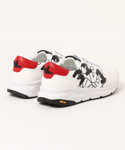 1piu1uguale3 RELAX（ウノピュウノウグァーレトレリラックス）の「【1PIU1UGUALE3 RELAX × JUST PLAY】DIAGONAL LOGO VIBRAM SOLE SNEAKER（スニーカー・メンズ・ブラック/ホワイト・M/L）」の16枚目の写真