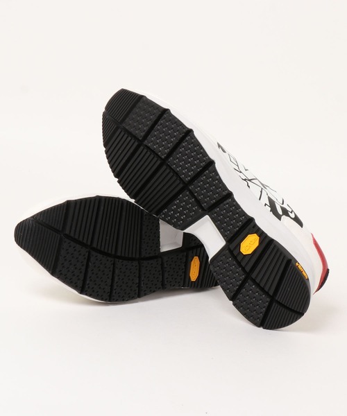 1piu1uguale3 RELAX（ウノピュウノウグァーレトレリラックス）の「【1PIU1UGUALE3 RELAX × JUST PLAY】DIAGONAL LOGO VIBRAM SOLE SNEAKER（スニーカー・メンズ・ブラック/ホワイト・M/L）」の15枚目の写真