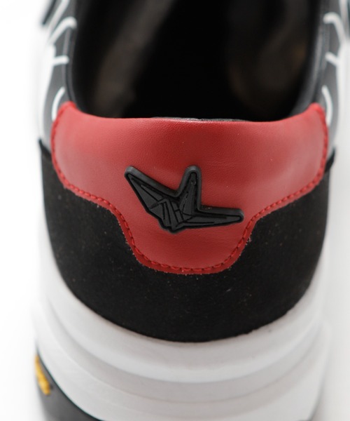 1piu1uguale3 RELAX（ウノピュウノウグァーレトレリラックス）の「【1PIU1UGUALE3 RELAX × JUST PLAY】DIAGONAL LOGO VIBRAM SOLE SNEAKER（スニーカー・メンズ・ブラック/ホワイト・M/L）」の22枚目の写真